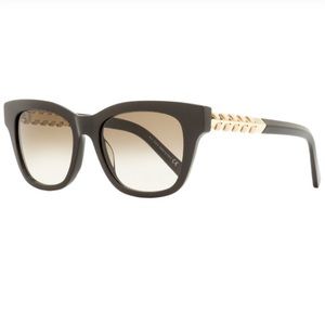 Tod's Rectangular Sunglasses TO0200 48F Brown Gold Rose 53mm 200
